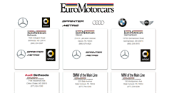 Desktop Screenshot of euromotorcars.com